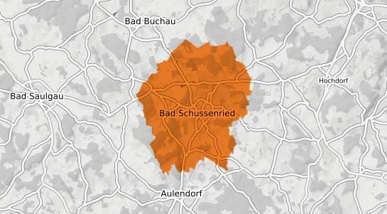 Mietspiegelkarte Bad Schussenried